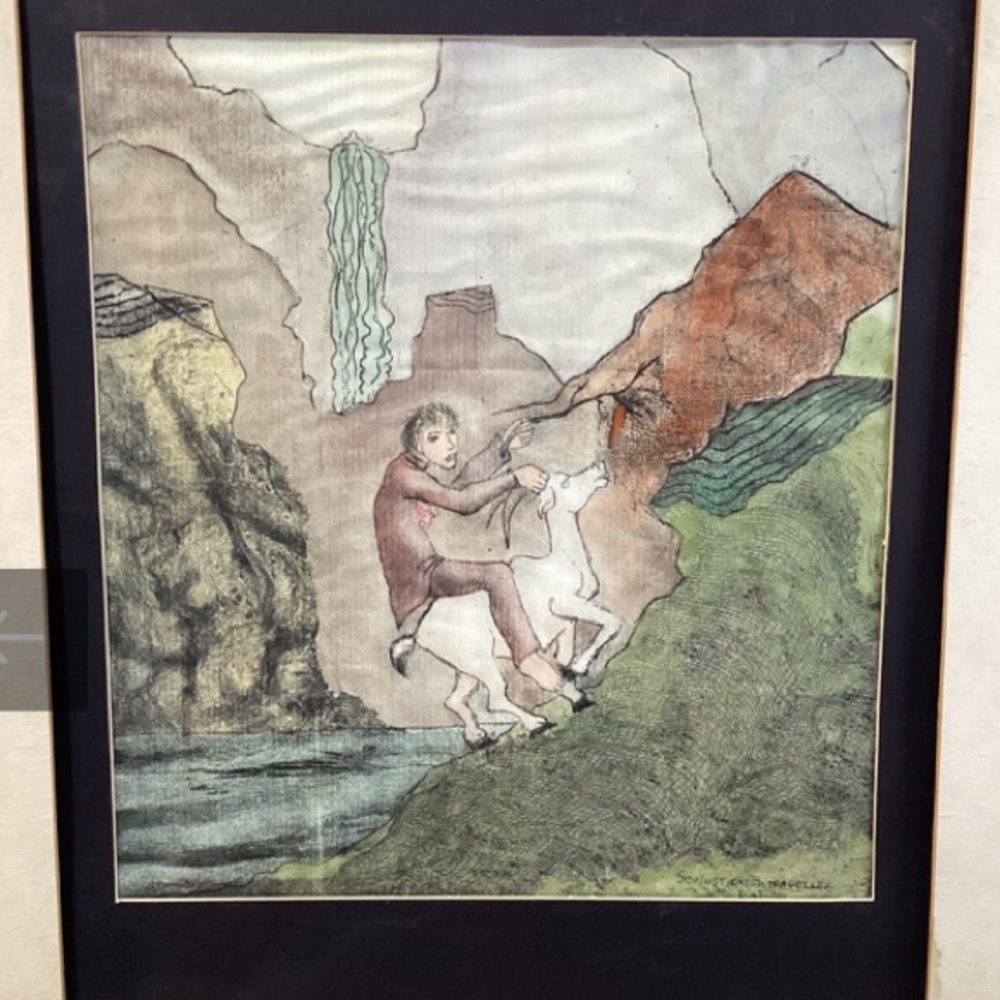 Original Art by R. Jaks ? (Sophisticated Traveller)
